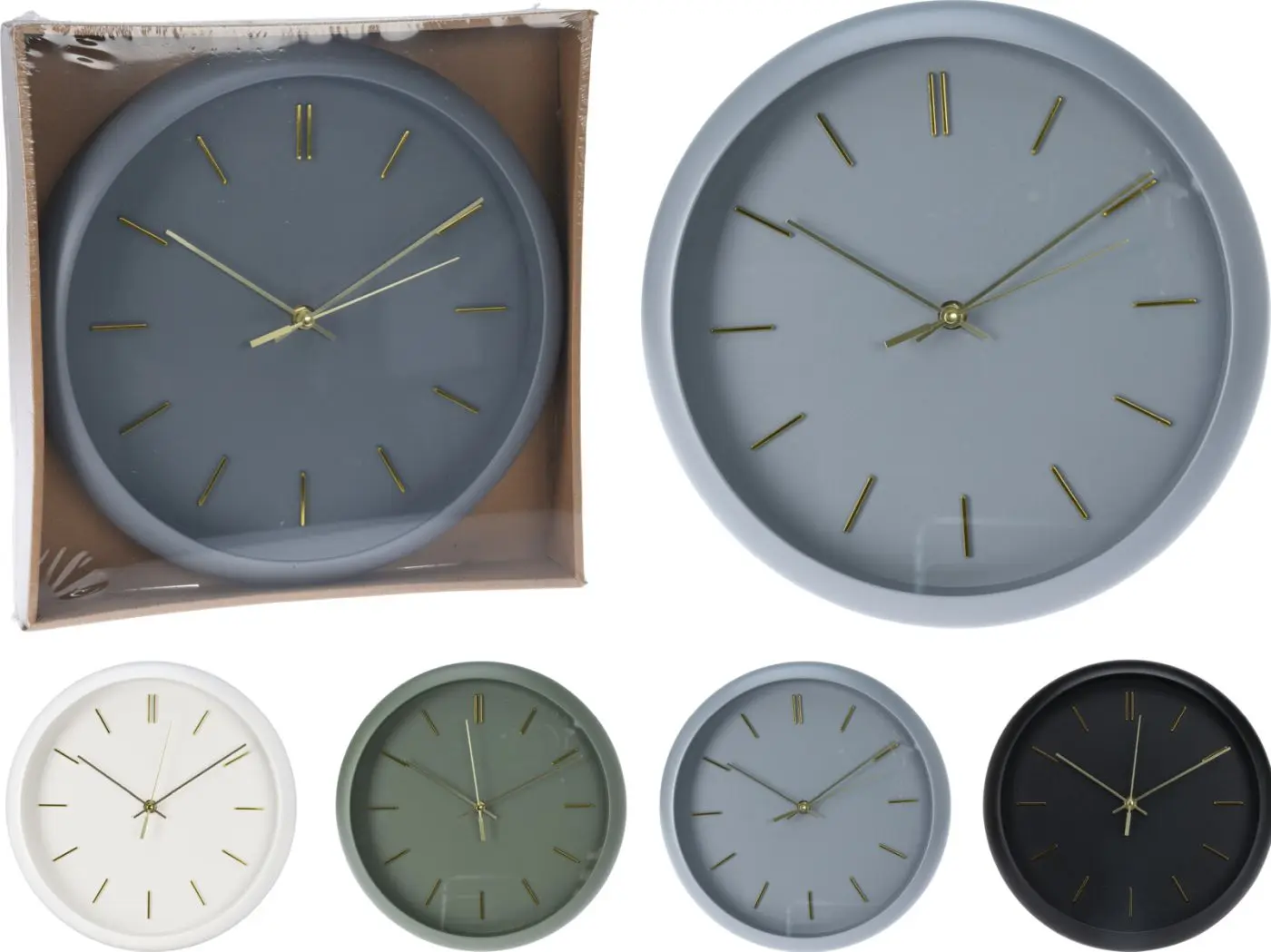 Wanduhr in verschiedenen Farben 30 cm