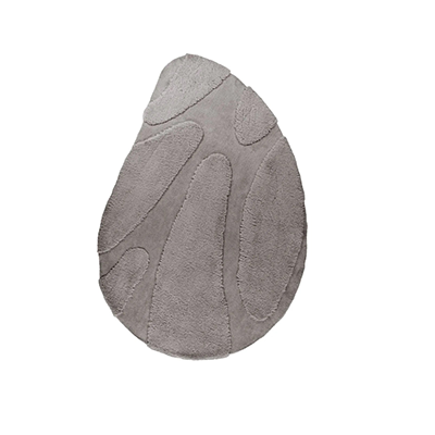 Teppich in Tropfenform