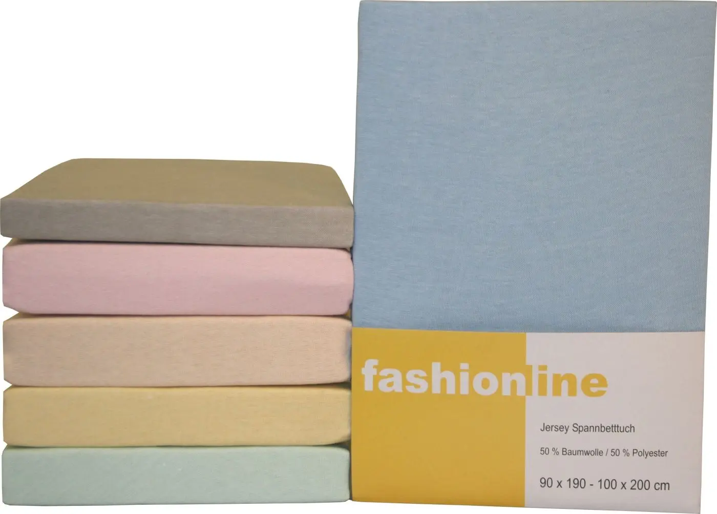 Spannbettlaken verschiedene Farben 100 x 200 cm 