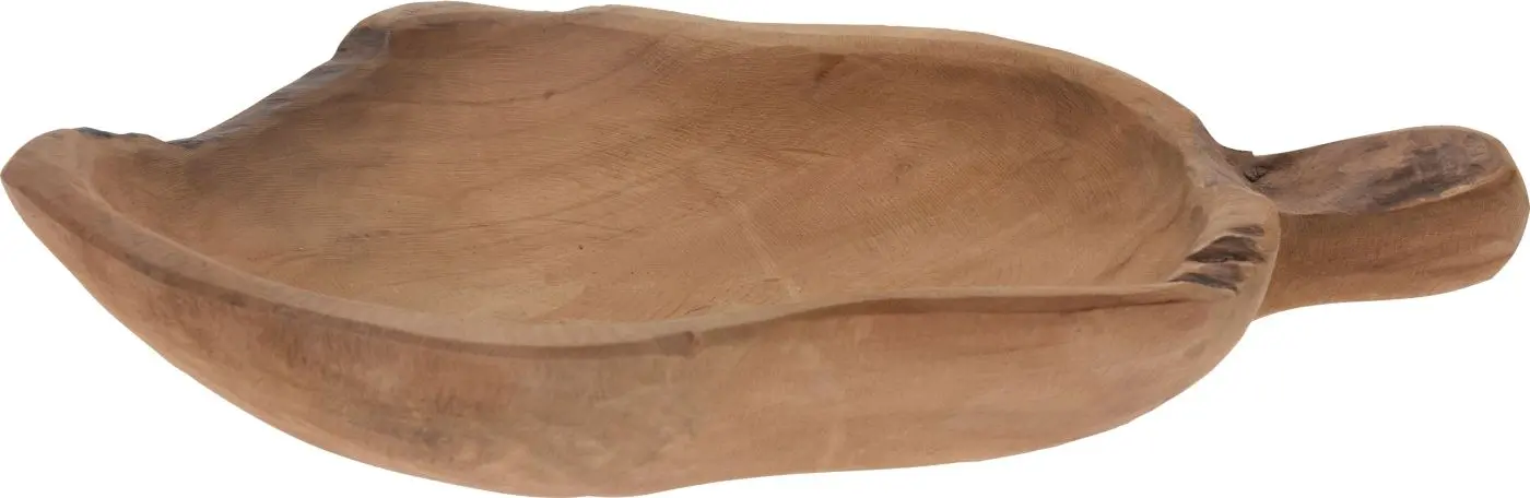 Schale aus Teakholz Papaya