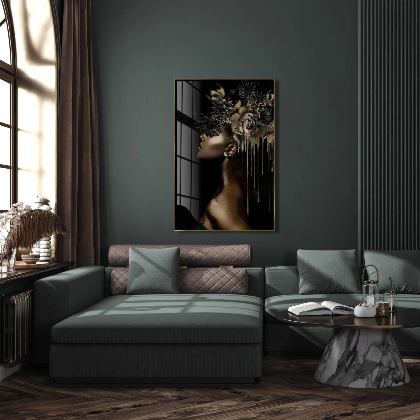 Glasbild Yowita 80 x 120 cm