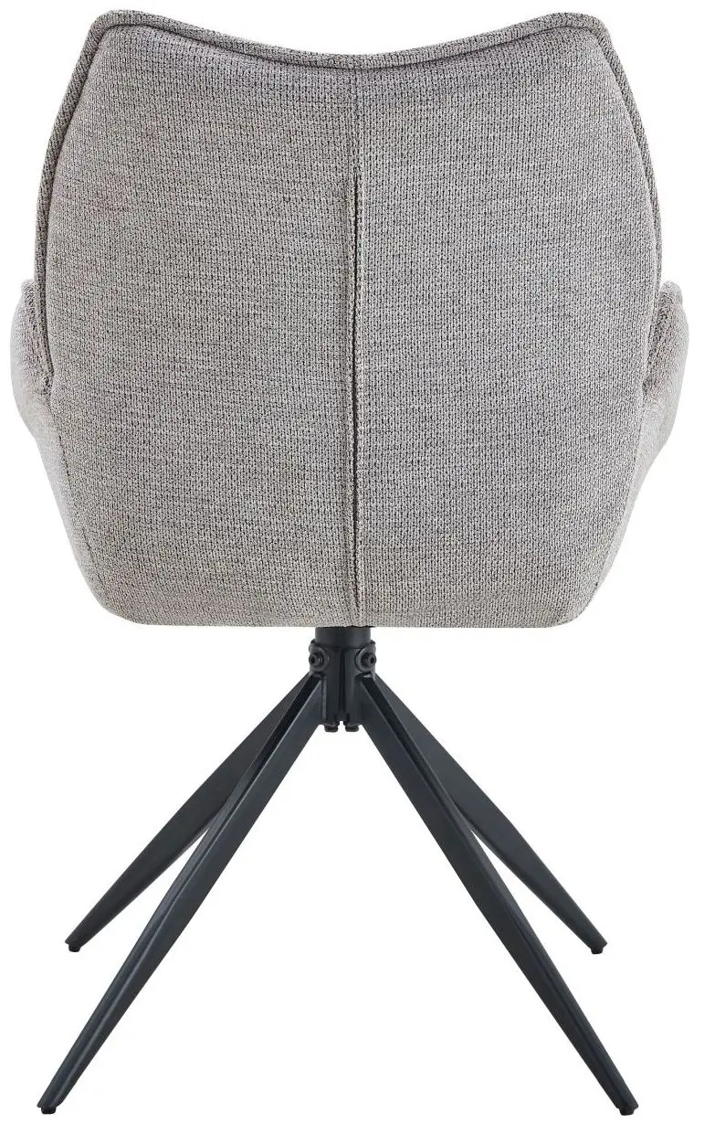 Vierfußstuhl Henrike Webstoff taupe