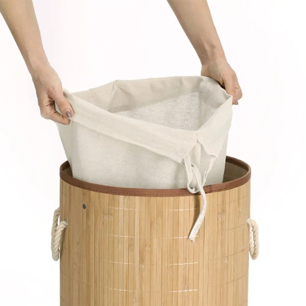 Wäschesammler Bamboo natur 35 x 60 cm