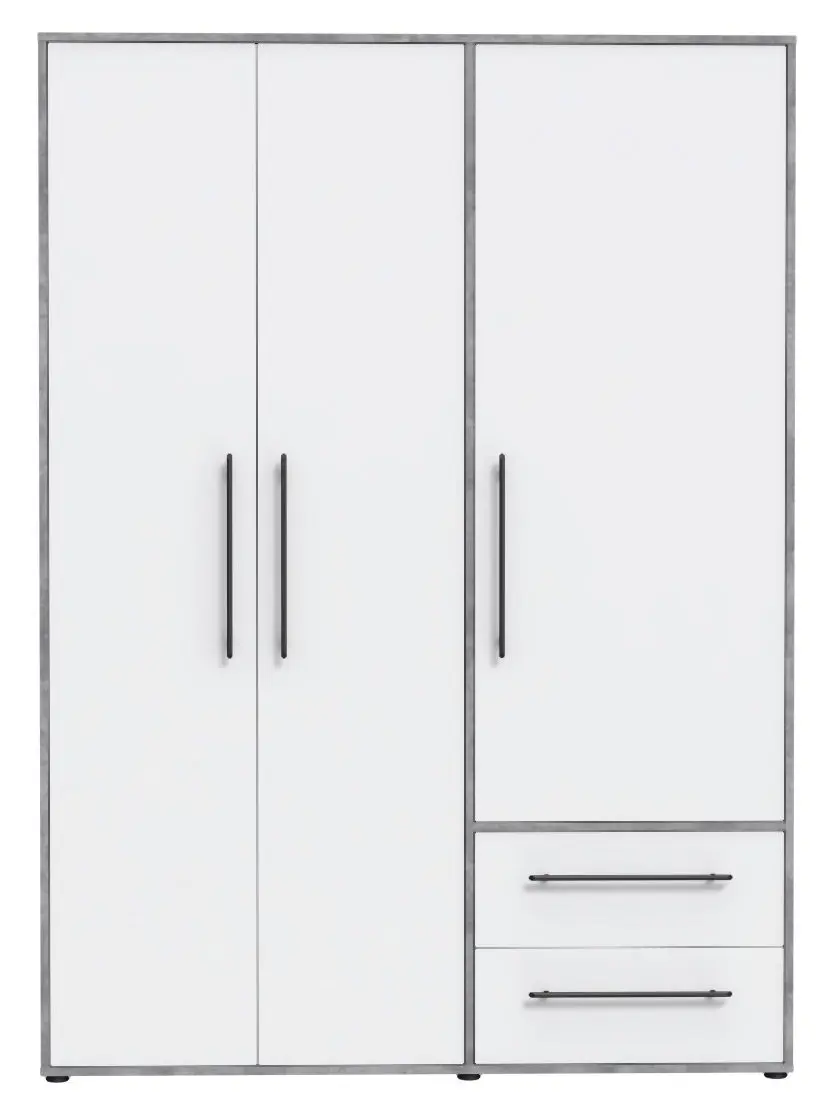 Drehtürenschrank Mokkaris Betonoptik Drehtürenschrank Mokkaris Betonoptik