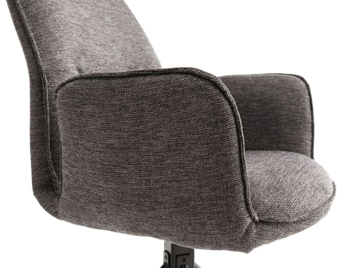 Armlehnstuhl Greyton anthrazit mit Drehfunktion