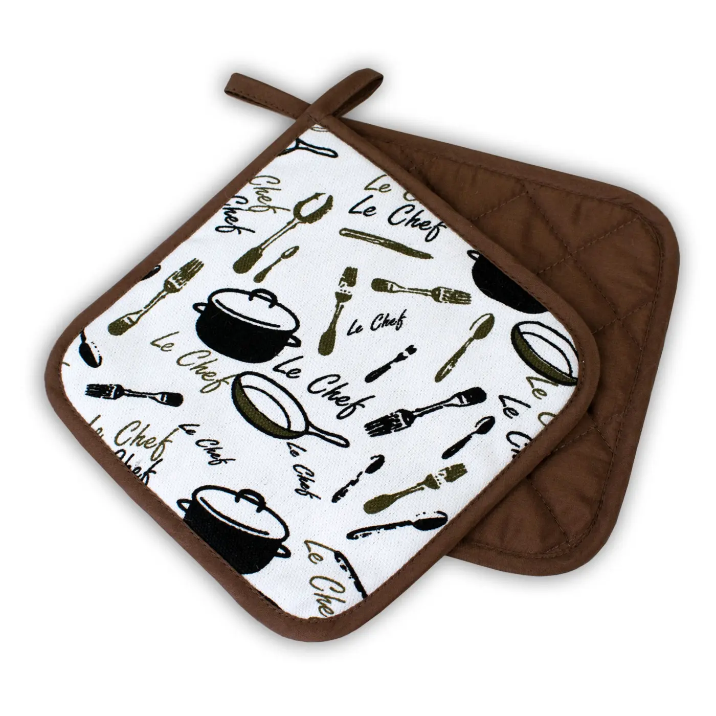 Topflappen 2er-Set Le Chef