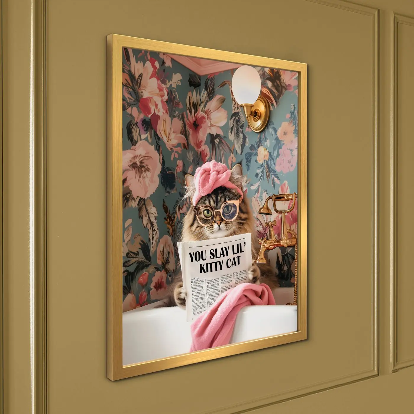 Bild gerahmt Kitty I 30 x 40 cm 