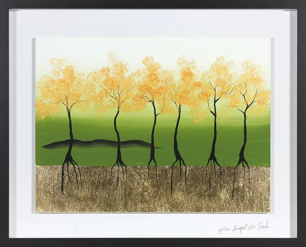 Originalkunstwerk „Spiegel der Seele“ 42 x 52 cm