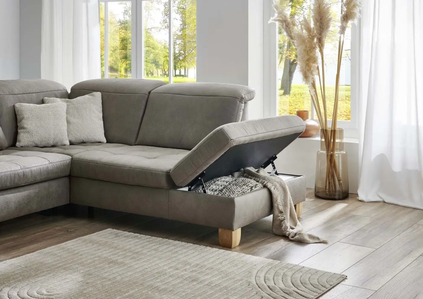 Wohnlandschaft LS24 Fratello mit Komfortfunktionen couchliebe.