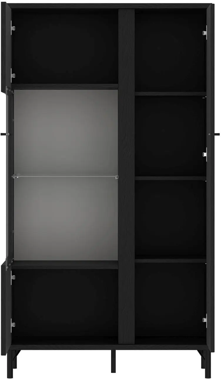Highboard Lusaka in Schwarz
