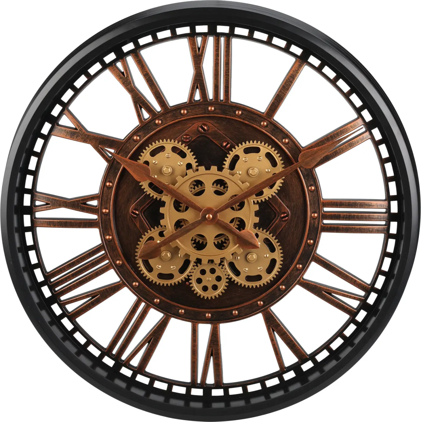 Wanduhr rotierendes Uhrwerk 