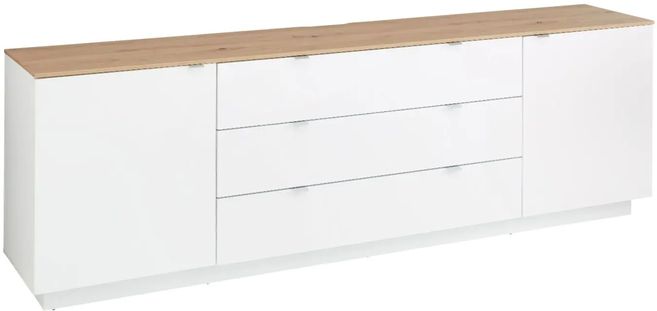 TV-Sideboard Core weiß matt/ Artisan Eiche