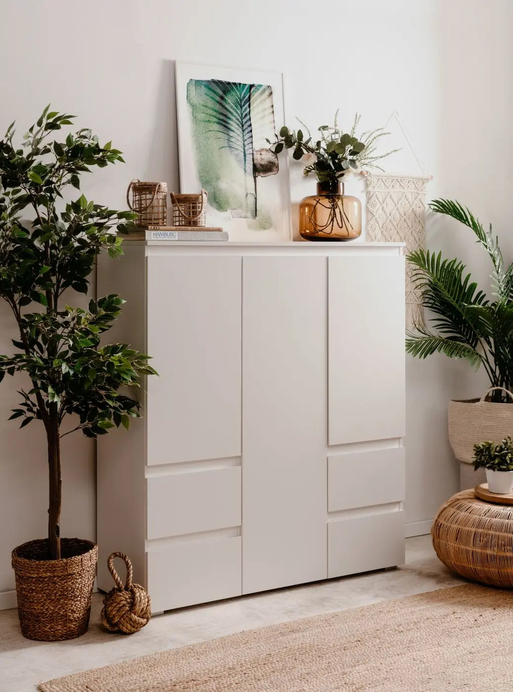 Highboard Image weiß matt