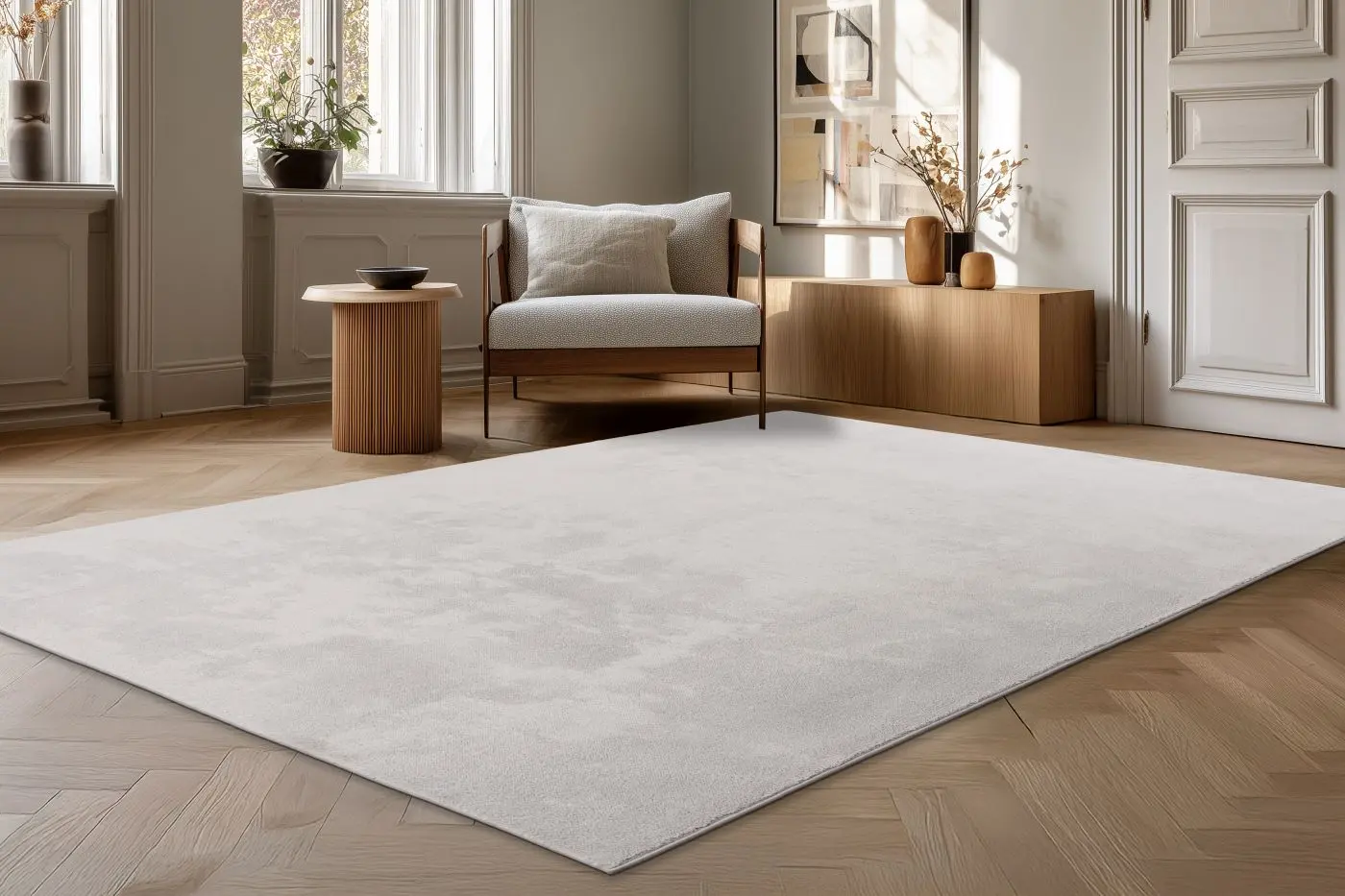 Teppich Relax 80 x 140 cm silber