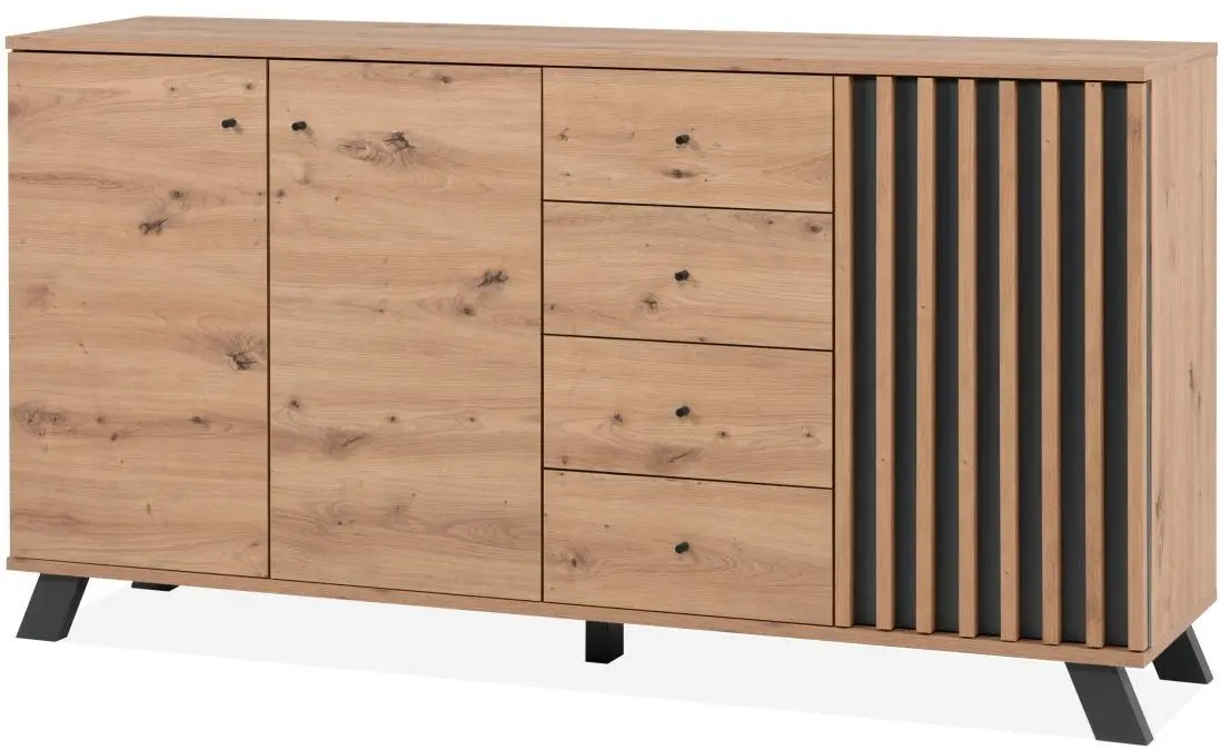 Sideboard Medan Artisan Eiche/anthrazit