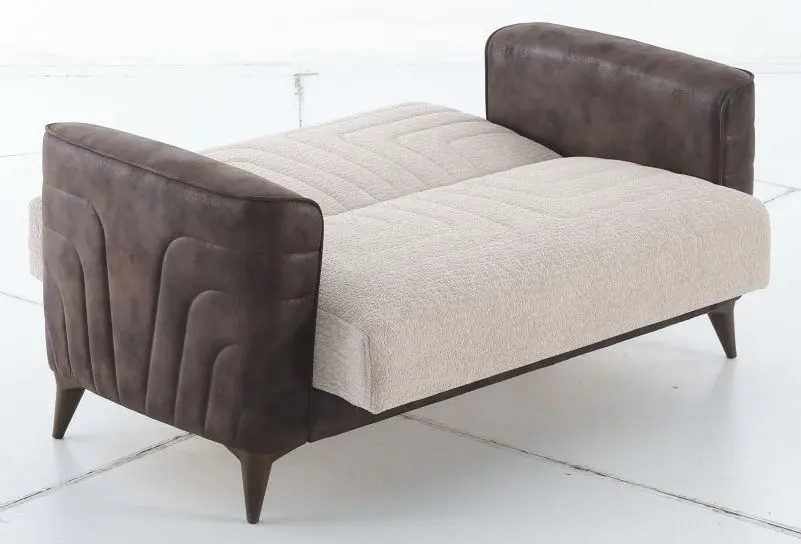 2-Sitzer Alaska braun / beige