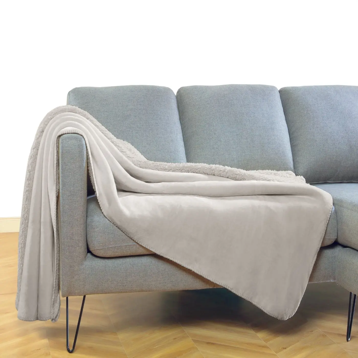 Kuscheldecke taupe