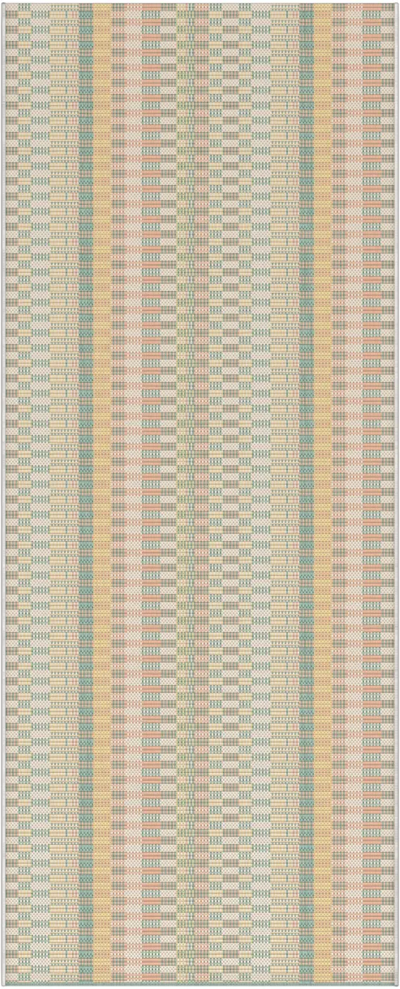 Teppich Star 80 x 200 cm multicolor