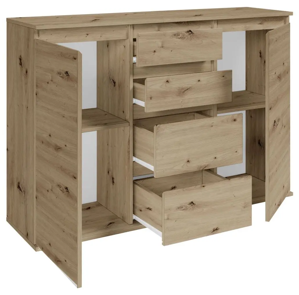 Kommode Brest Artisan Eiche 119 x 84 x 35 cm