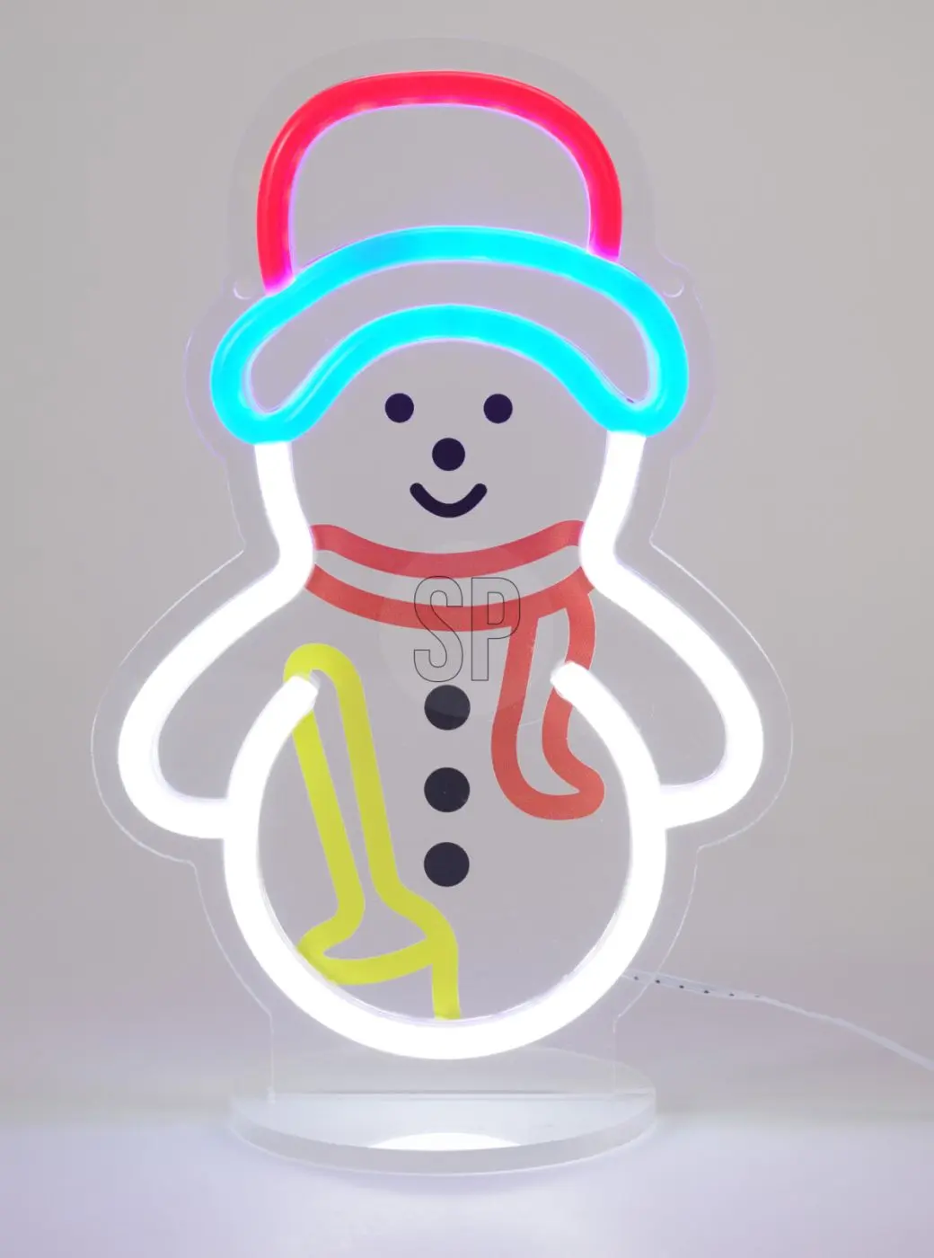 Weihnachtsfigur Neon