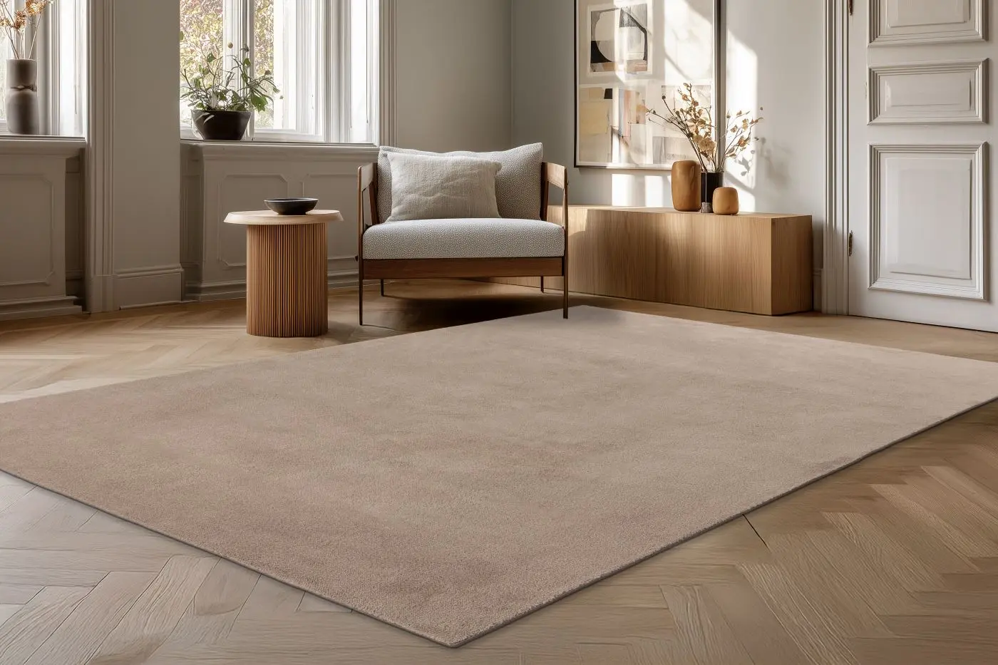 Teppich Relax 80 x 140 cm taupe