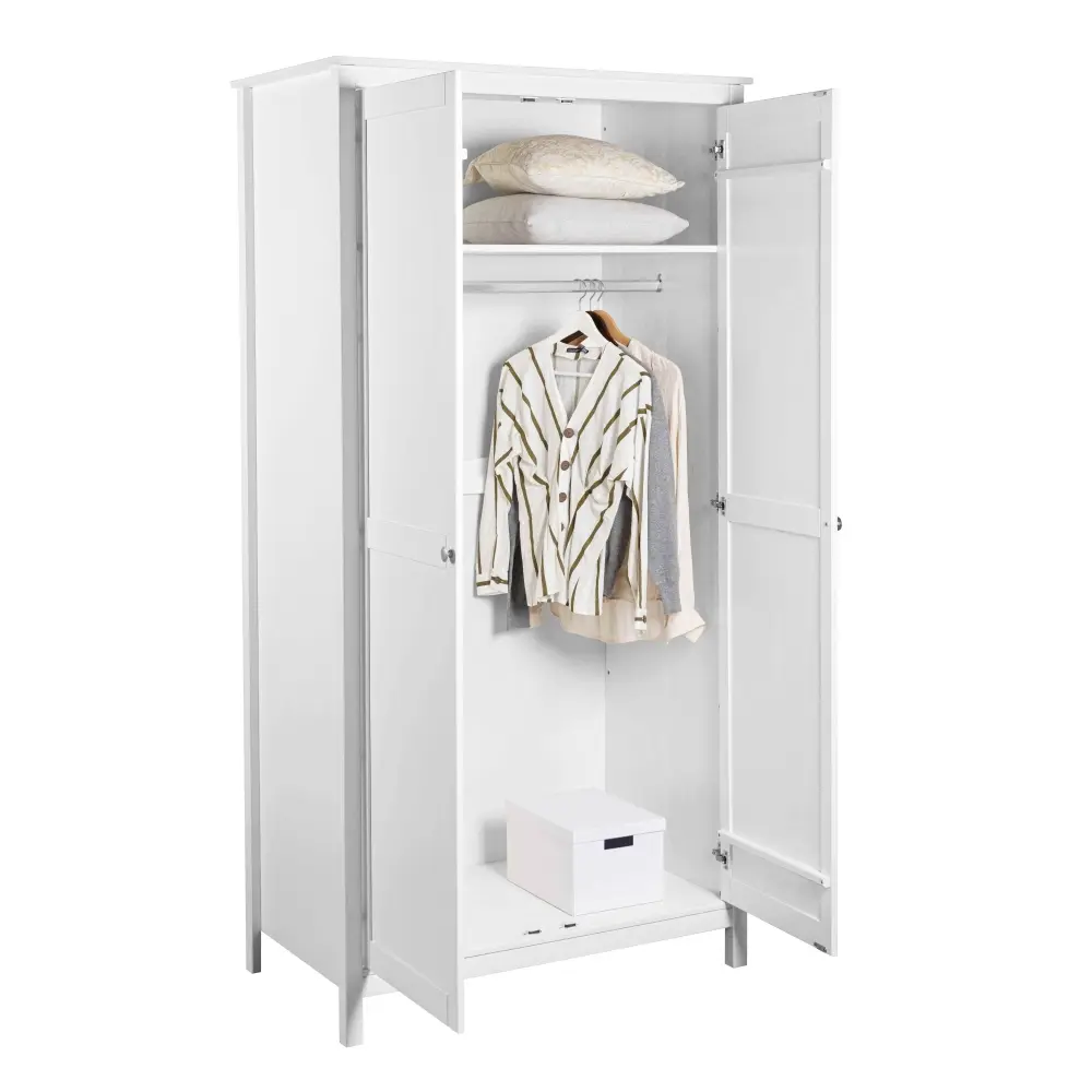 Schrank Chilly 2-trg. in Weiß lackiert