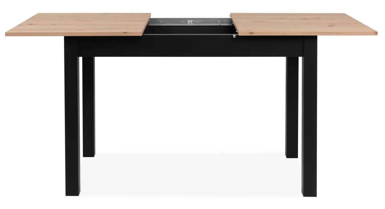 Esstisch Coburg ausziehbar Artisan Eiche / schwarz