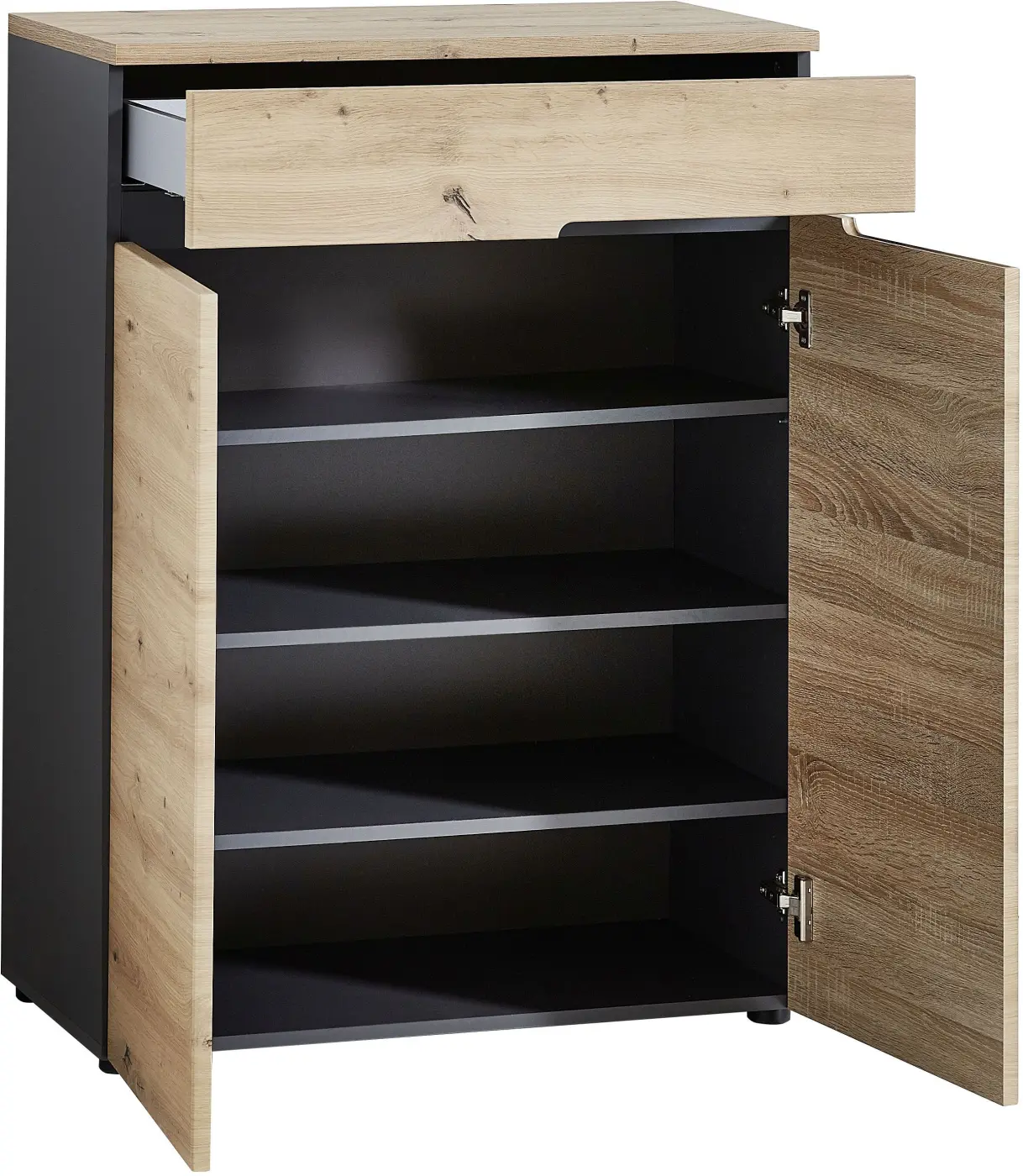 Schuhschrank Memphis Artisan Eiche/graphit Schuhschrank Memphis Artisan Eiche/graphit