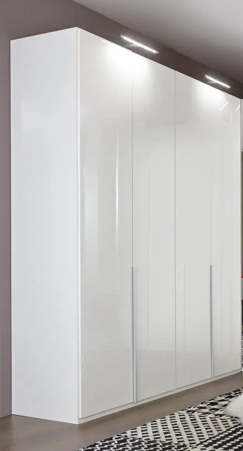 Kleiderschrank New York 4-türig weiß