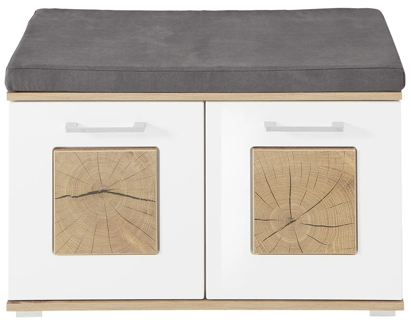 Garderobenbank mit Kissen Fun Artisan Eiche / weiß