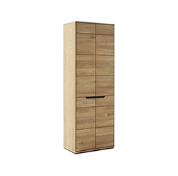 2 türiger Garderobenschrank aus Massivholz