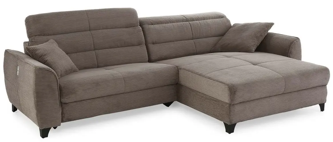 Wohnlandschaft Double-One Cord taupe