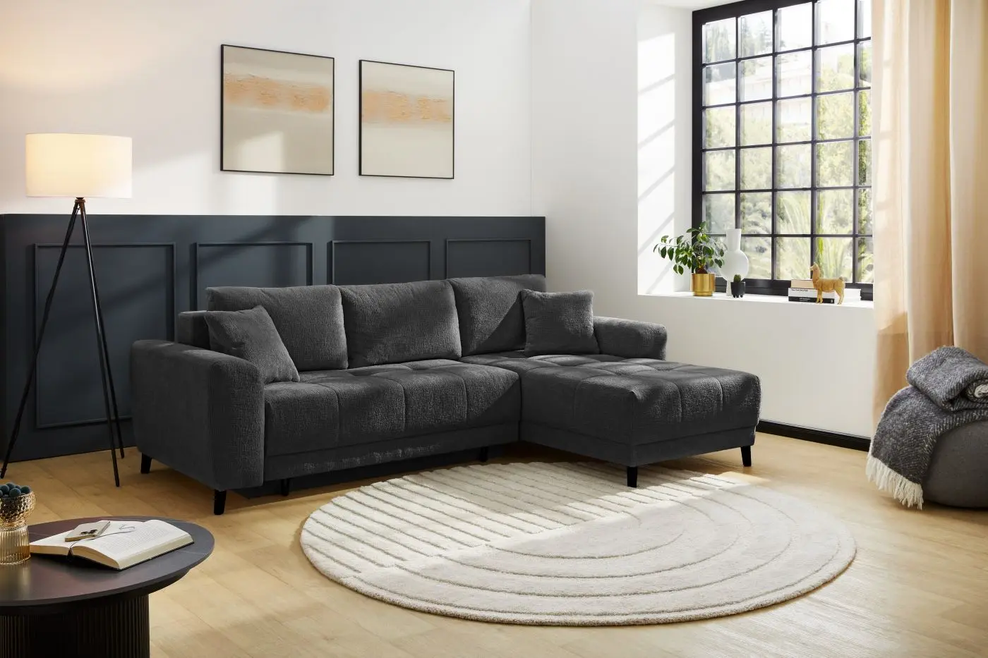 Wohnlandschaft Beverly anthrazit