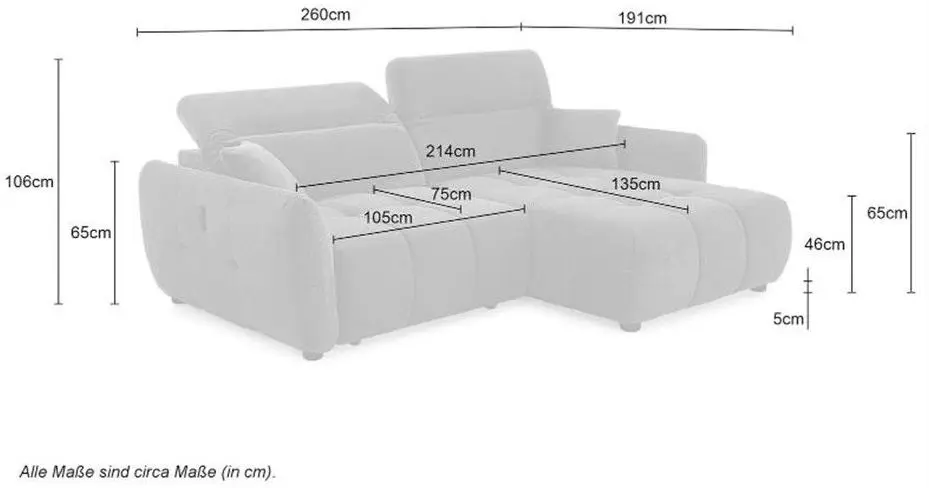 Wohnlandschaft Zoom beige