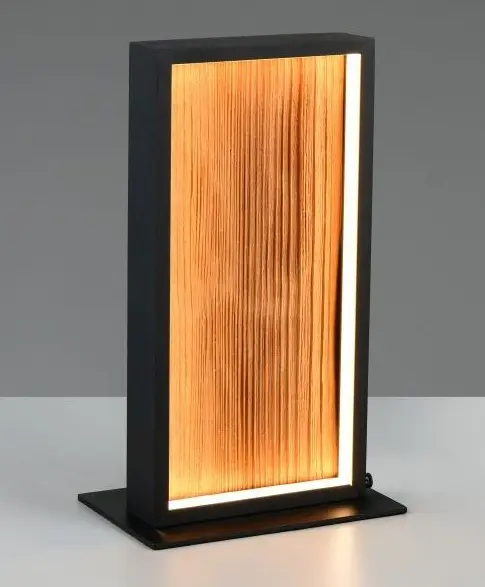 Tischleuchte Kalea 16 x 30 cm Naturholz