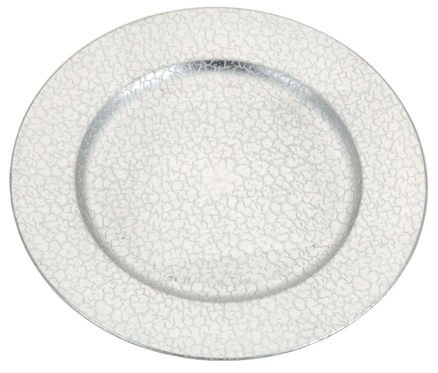 Dekoteller in silber