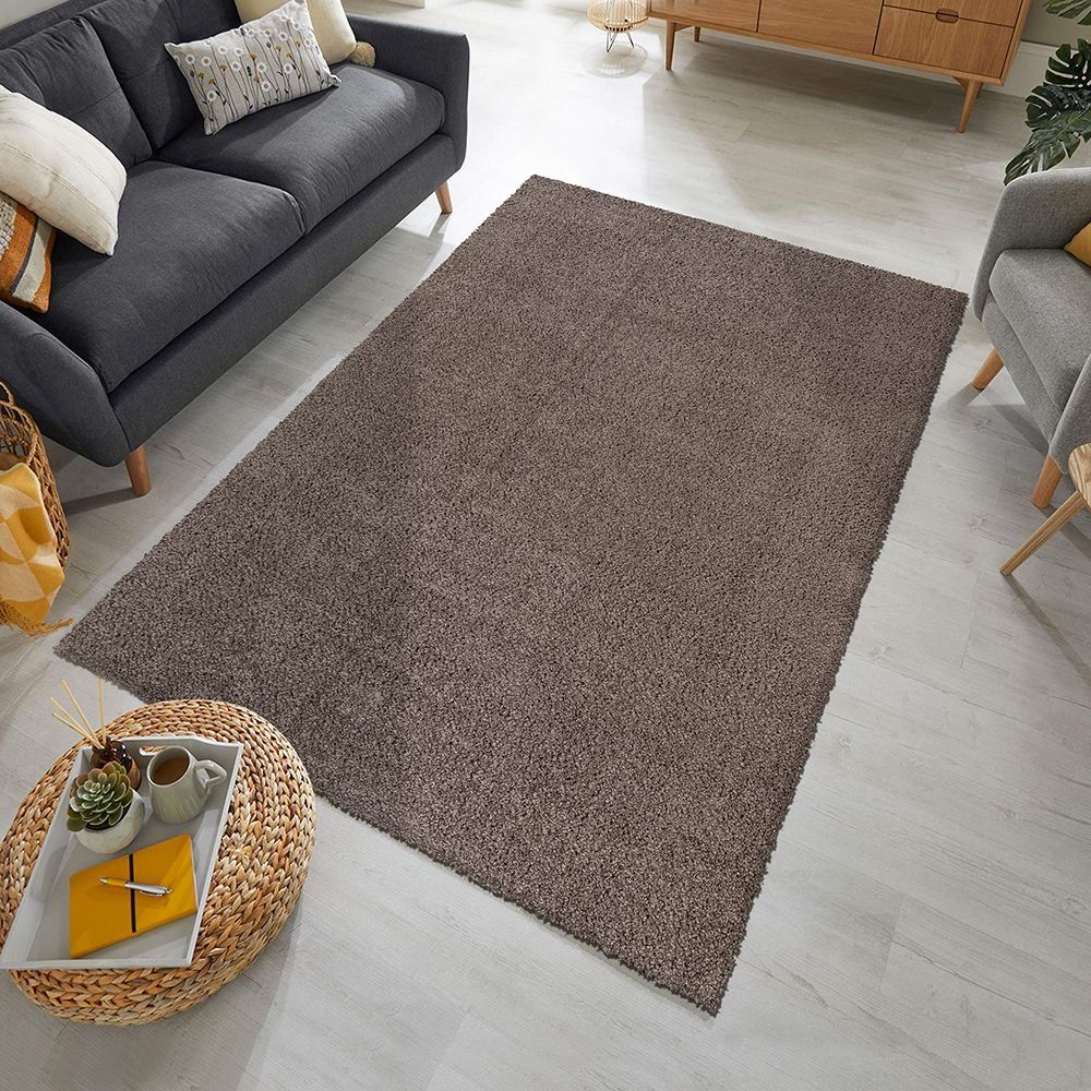 Teppich Queens 160 x 230 cm in taupe