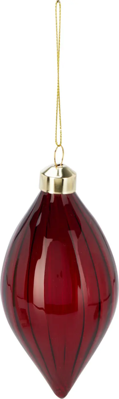 Glas Weihnachtsornamente 12 cm