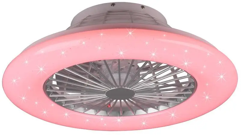 LED-Deckenventilator Stralsund titanfarbig