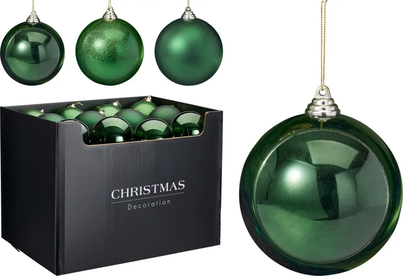 Weihnachtskugel grün