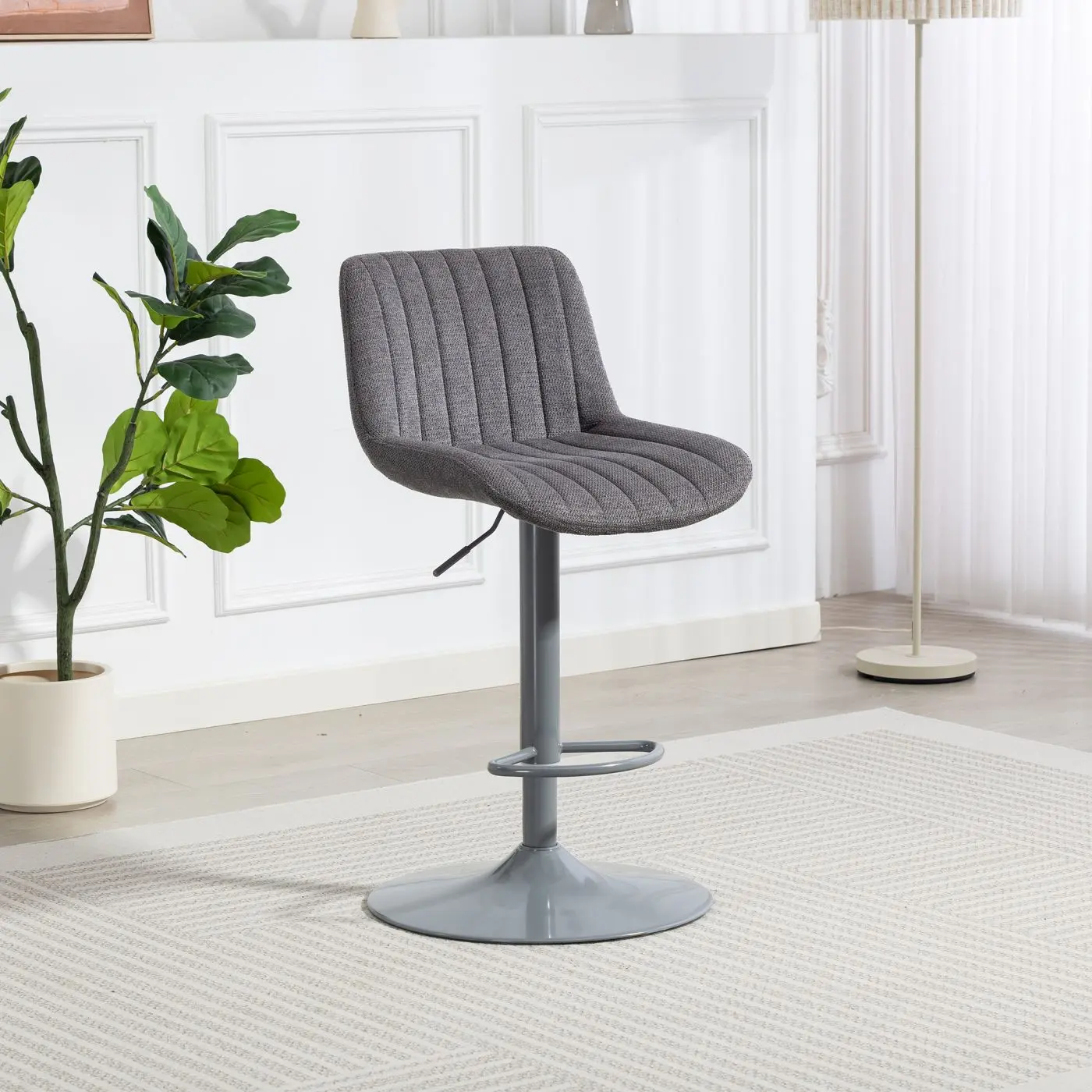 Barhocker Kelly kieselgrau