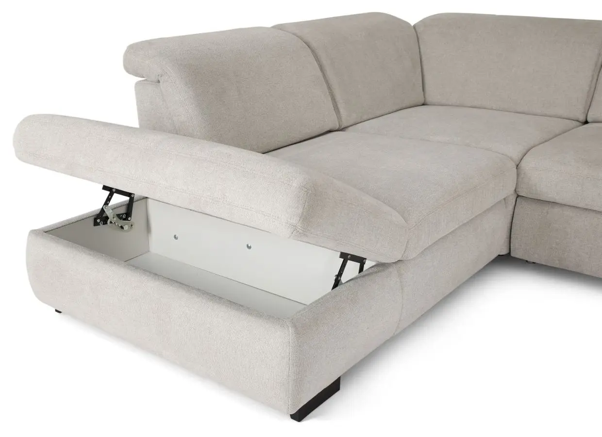 Wohnlandschaft couchliebe. LS300818 ecru mit Zusatzfunktionen