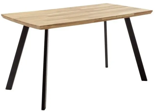 Esstisch Zeballos 140 x 75 cm Zerreiche massiv
