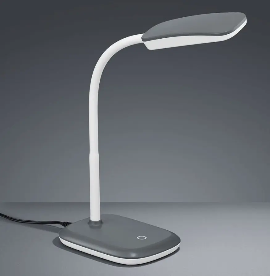 LED-Tischleuchte Boa titanfarbig
