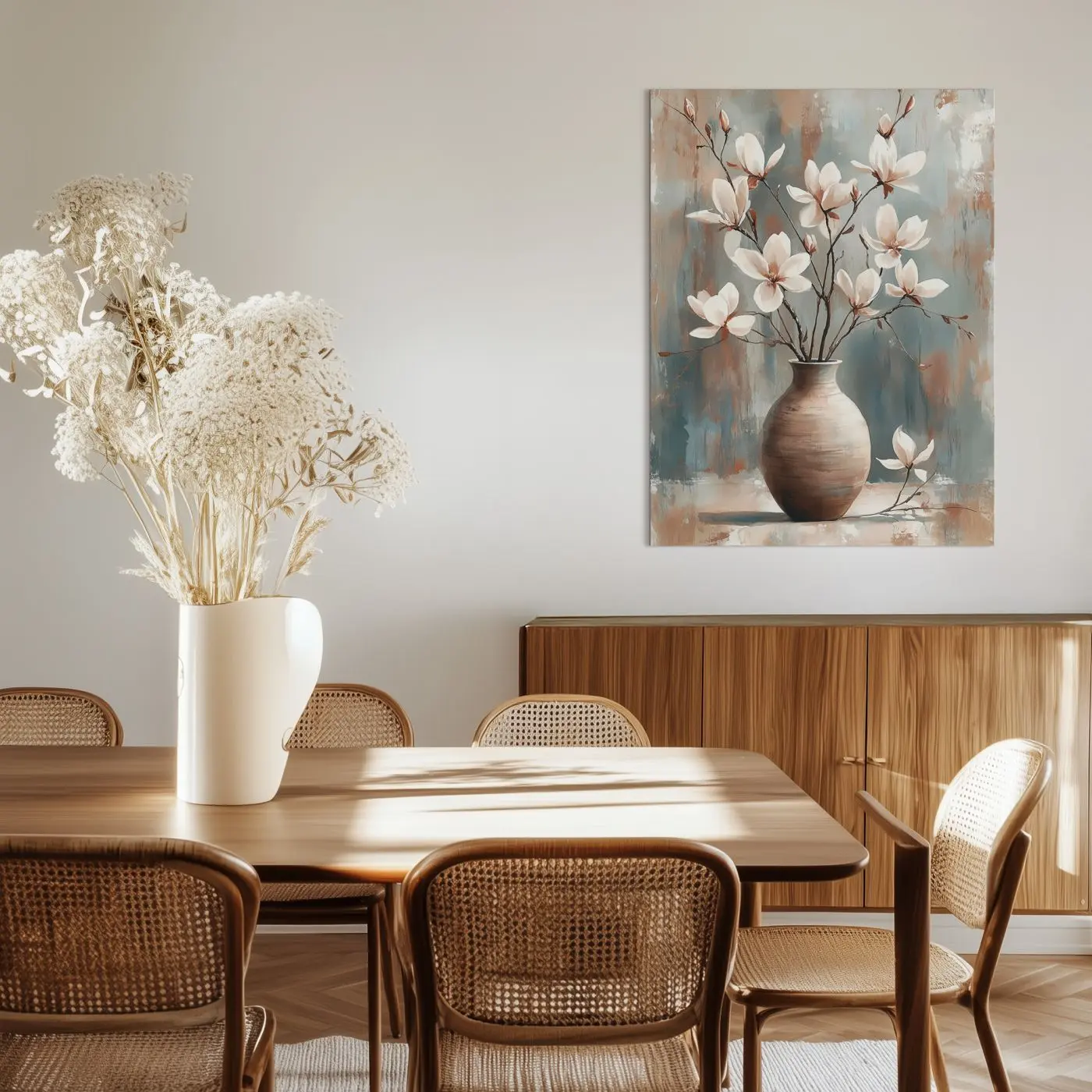 Leinwandbild Misty Magnolias 60 x 80 cm