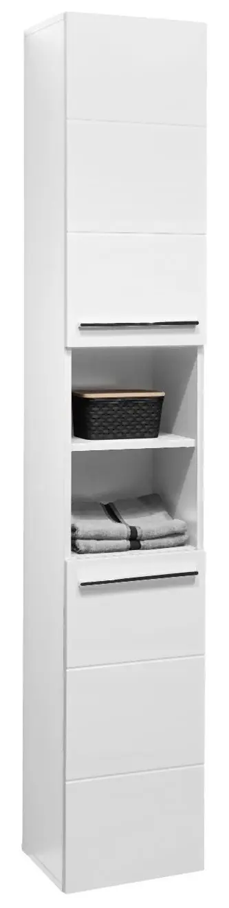 Badhochschrank Mandy weiß
