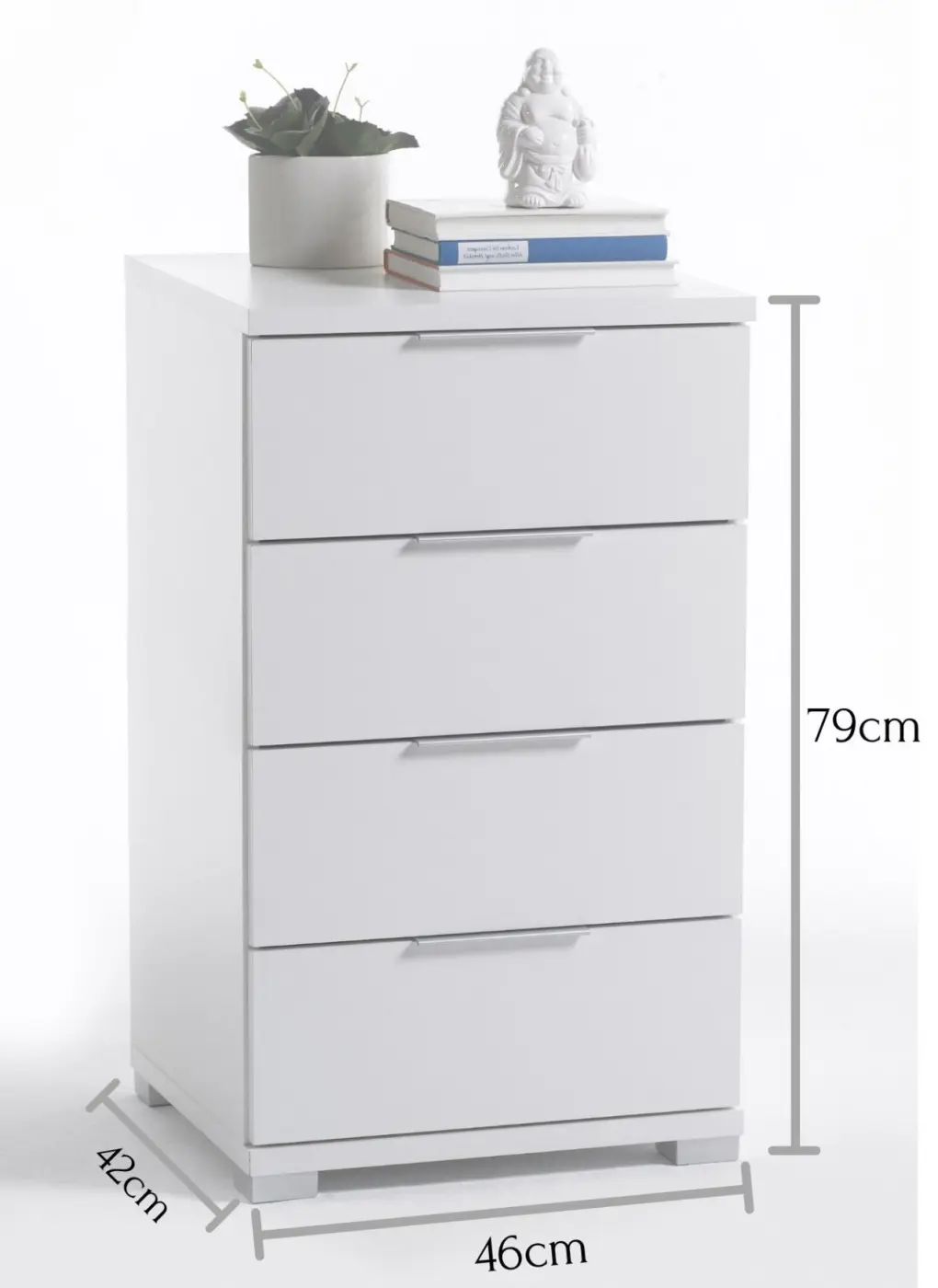 Nachtkommode Universal weiß