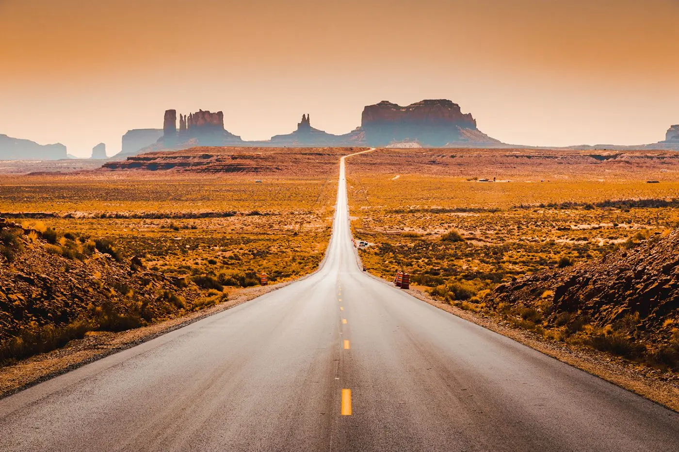 Leinwandbild Arizona Road 85 x 113 cm