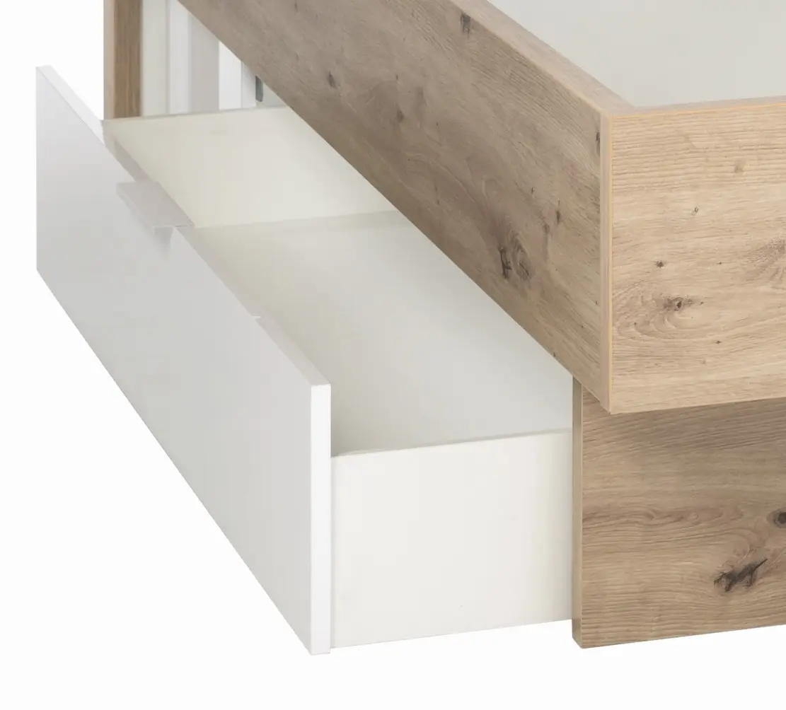 Bettschubkasten Mundi weiß