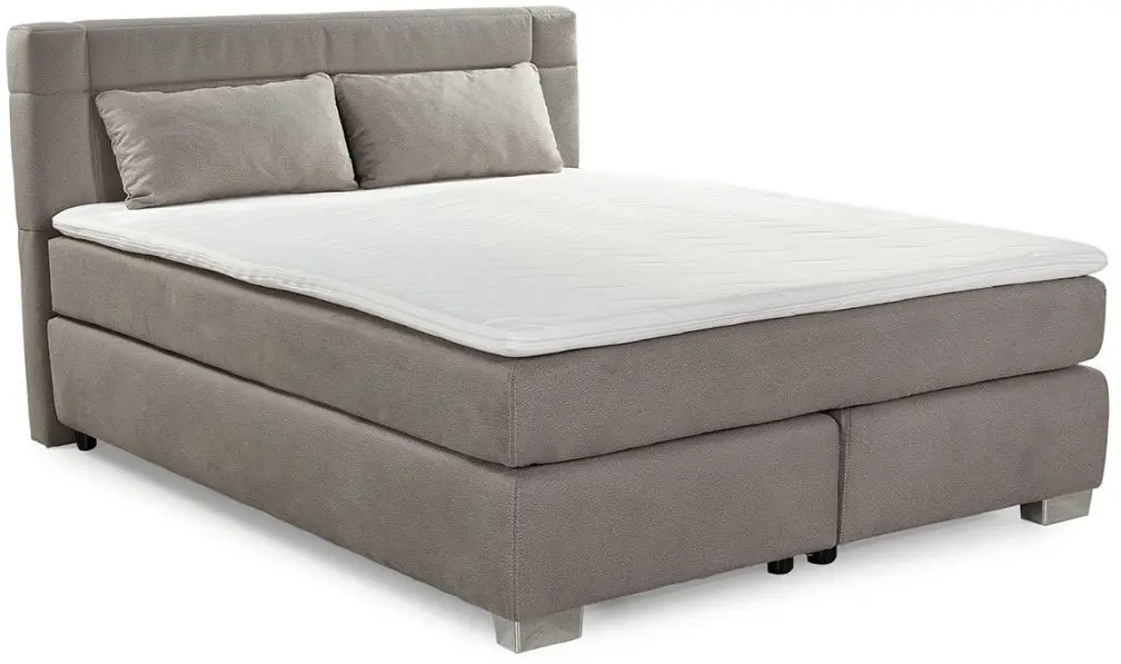 Boxspringbett Romana Mix 160 x 200 cm braun Boxspringbett Romana Mix 160 x 200 cm
